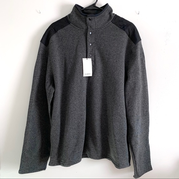 ** SOLD ** Goodfelloe & Co Gray Fleece Pullover - Picture 3 of 8